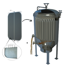 Horizontal Leaf Filter